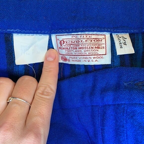 Pendleton knife pleat tea length skirt - Picture 5 of 5